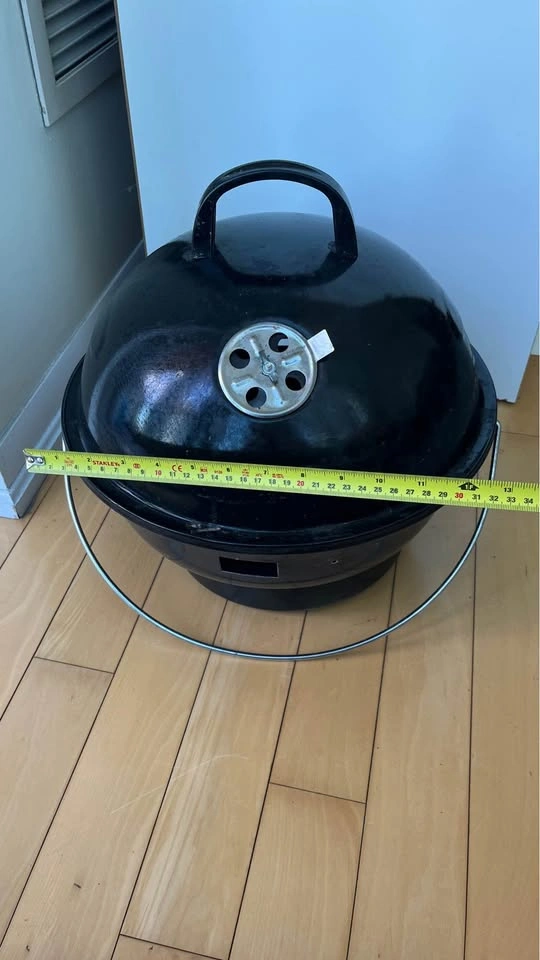 Portable Round Charcoal BBQ Grill - photo 5