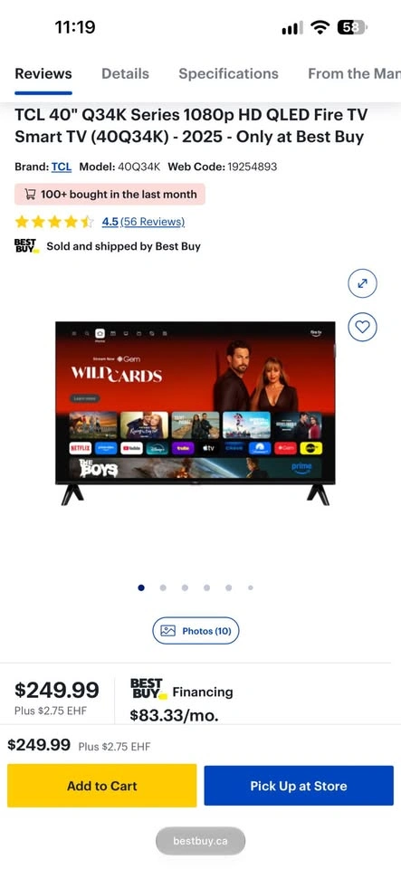 🚨MOVING / MOVE-OUT SALE – TCL 40” TV - photo 3