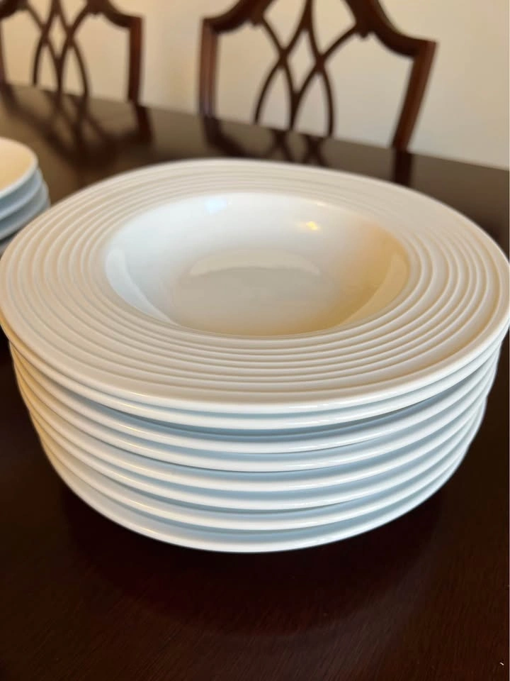32-piece dishware set | White porcelain - photo 3