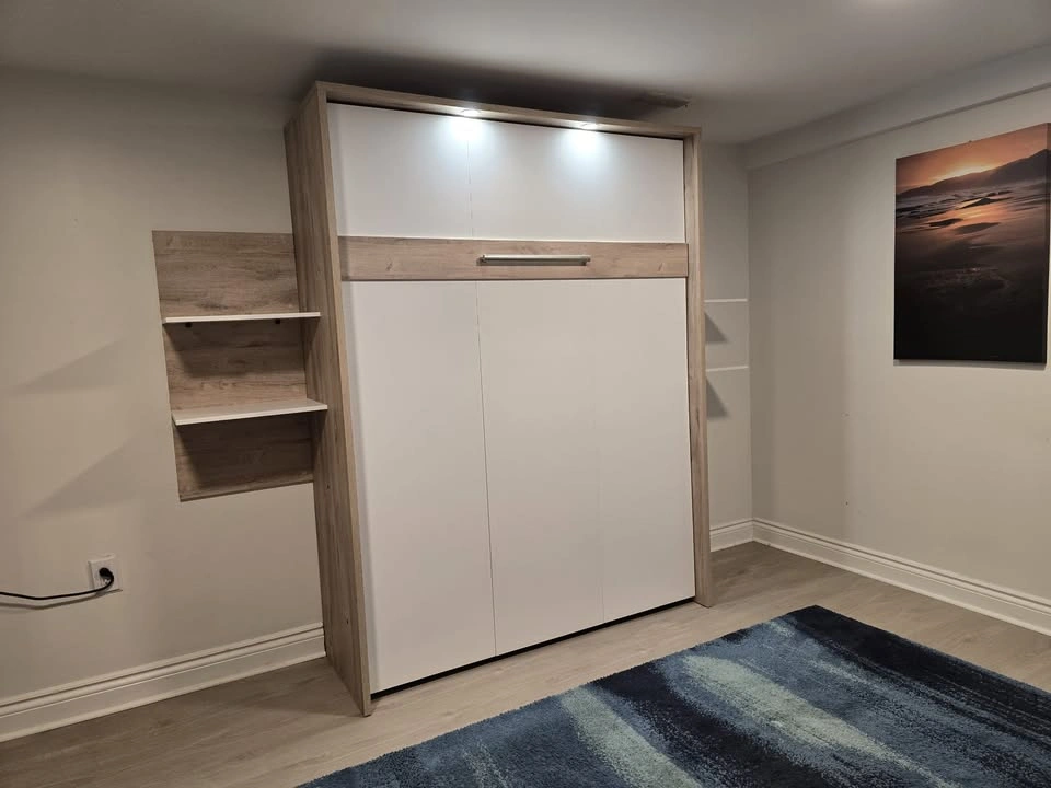 Bestar Cielo Queen Murphy Bed + 2 Floating Shelves - photo 3