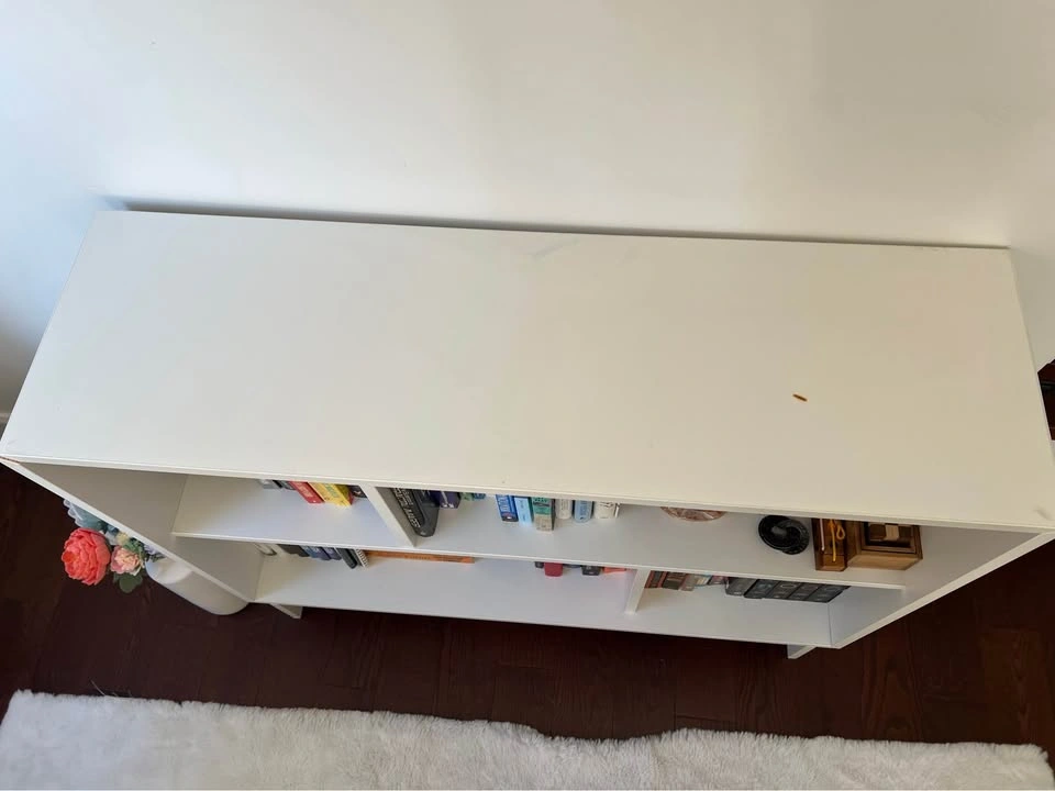 White small bookshelf - photo 3