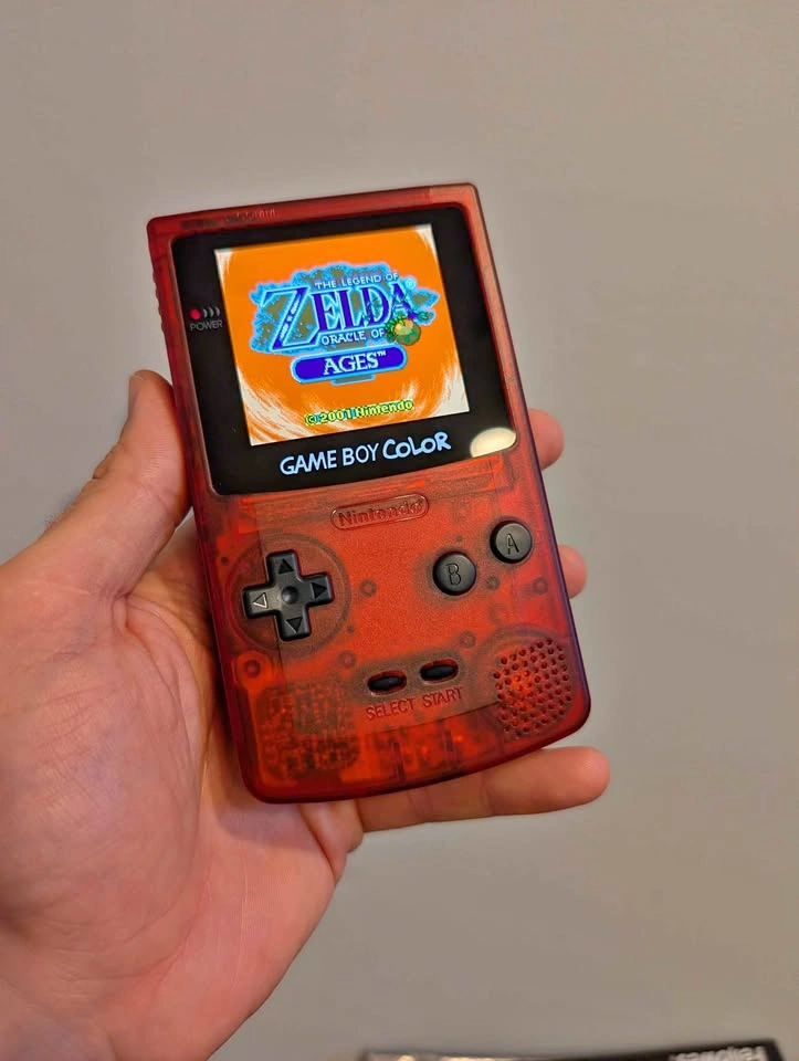 GameBoy Color - OLED Display - Ruby Shell