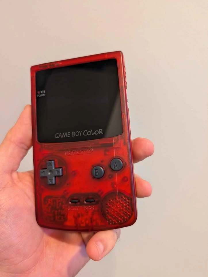 GameBoy Color - OLED Display - Ruby Shell - photo 2