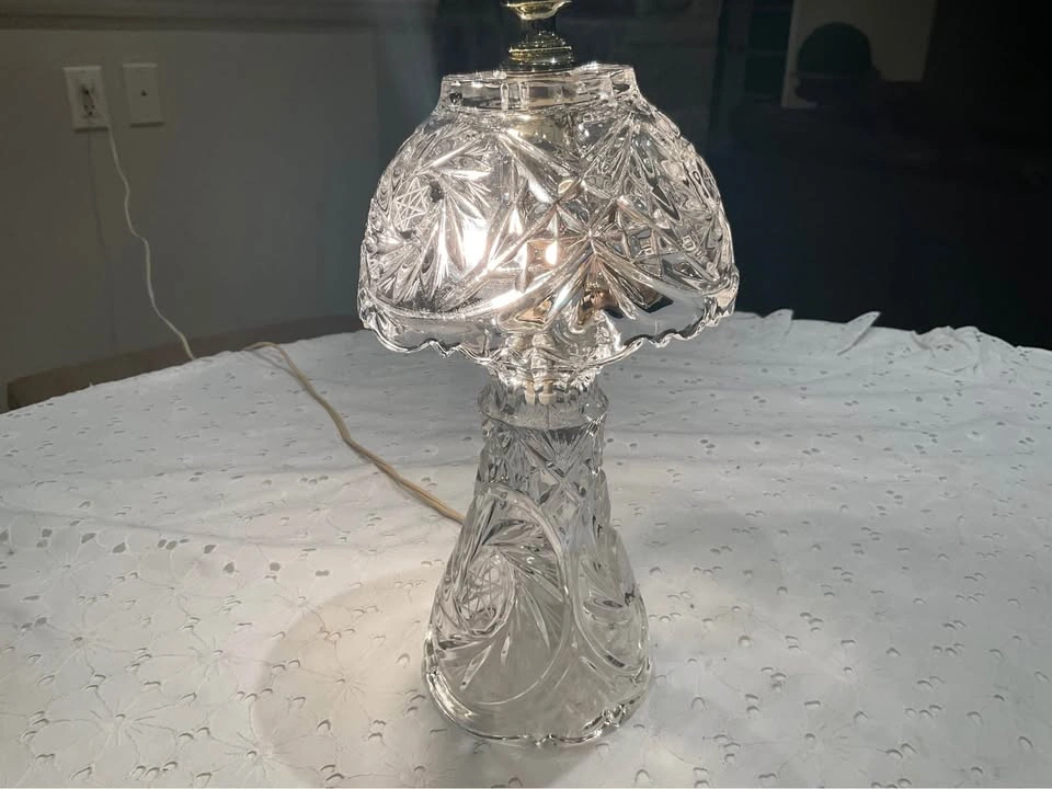 Crystal Vintage Accent Lamp 24% Lead Crystal - photo 3