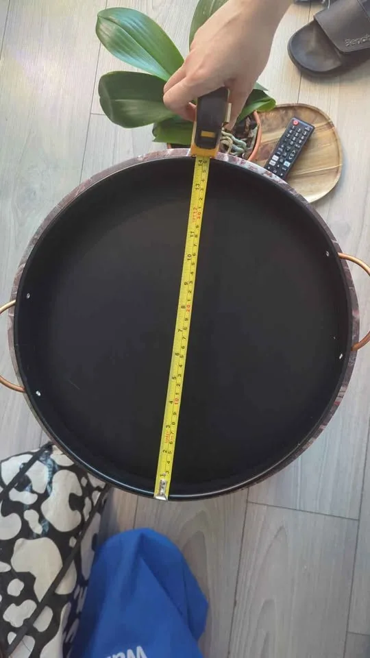 Black serving tray 14 inch 🧡 image indicator(2)