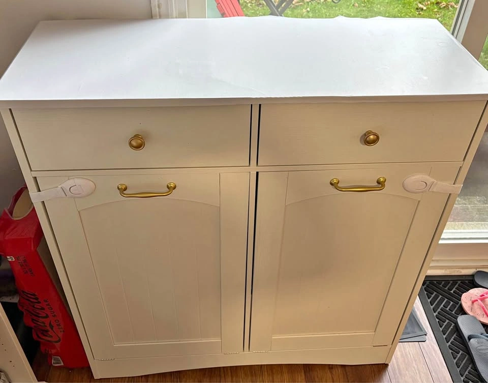 HOOBRO Double Trash Can Cabinet / Kitchen Storage