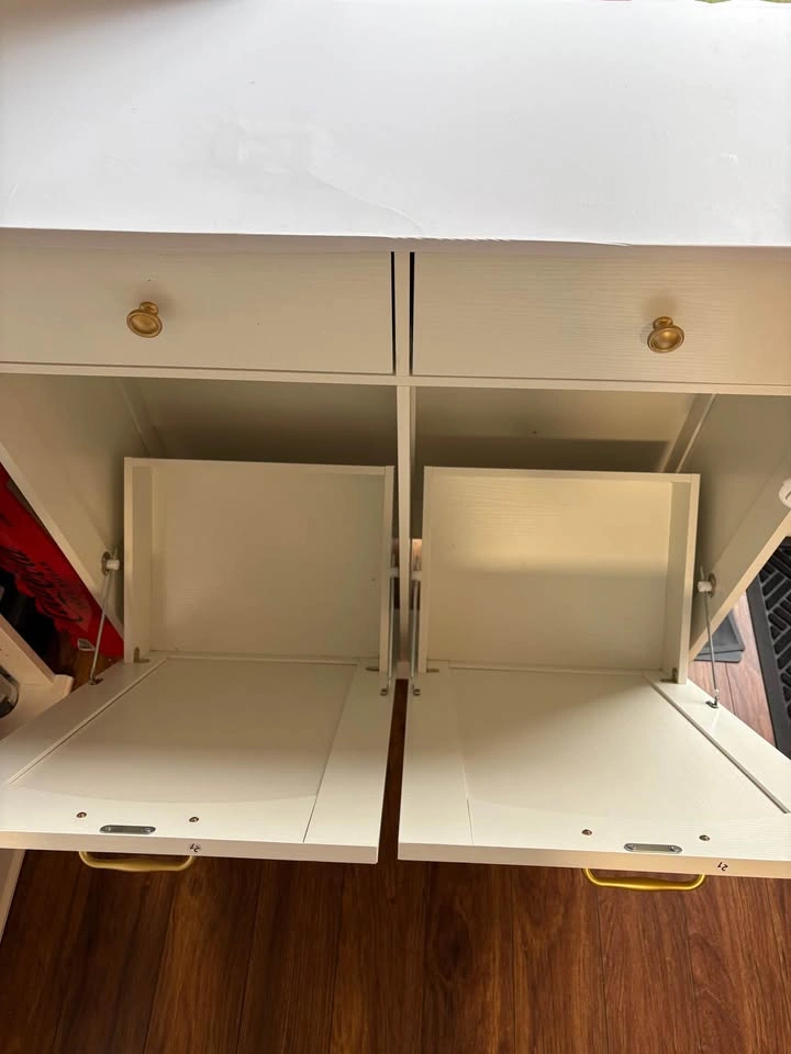 HOOBRO Double Trash Can Cabinet / Kitchen Storage - photo 2