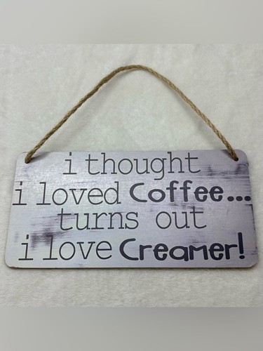 Funny Coffee Bar Wood Sign Rustic Kitchen Wall Decor - photo 2