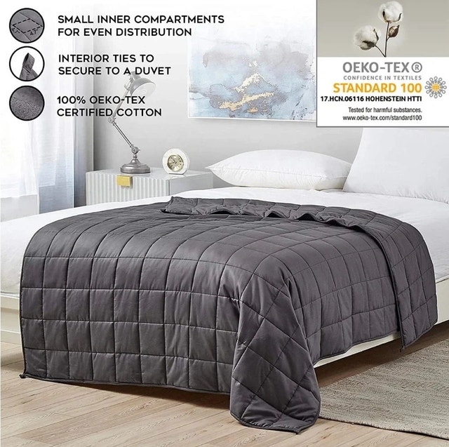 NEW YnM Weighted Blanket Queen/King (60x80") 20 & 25lbs