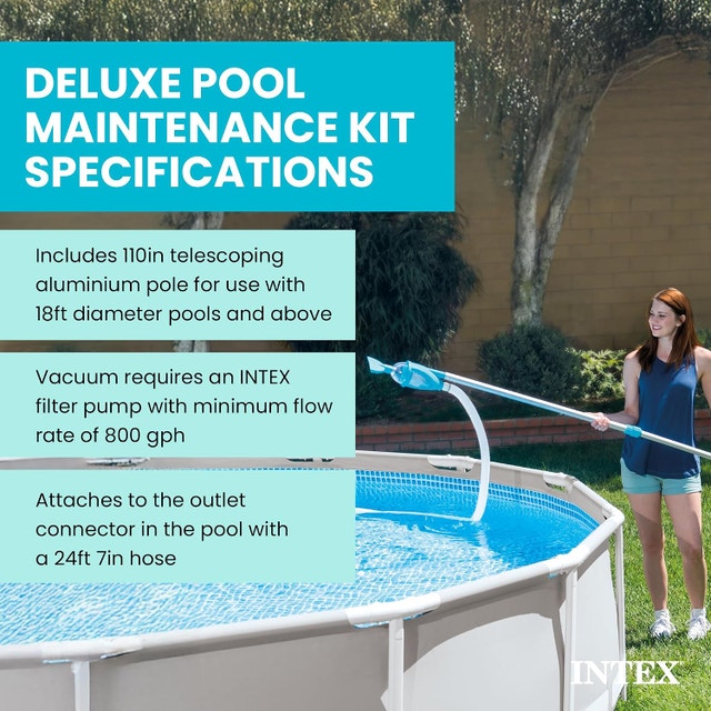 NEW INTEX 28003E Deluxe Above Ground Pool Maintenance Kit - photo 2