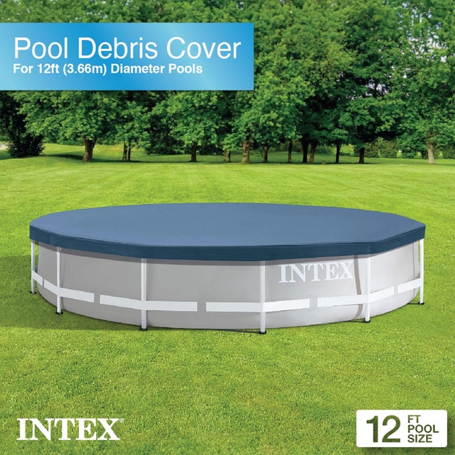 NEW Intex 28031E 12' Round Above Ground Swimming Pool Cover