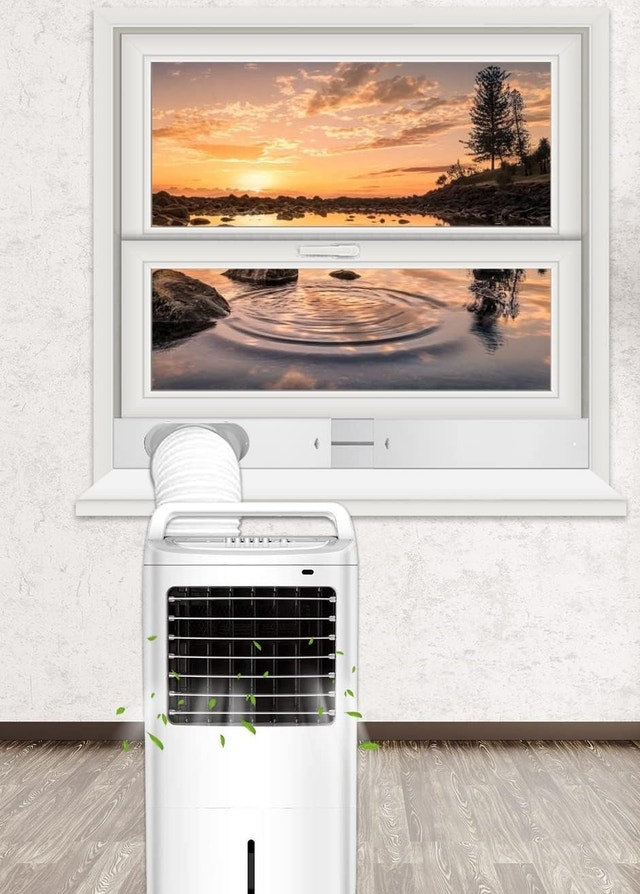 Portable AC Window Vent Kit with Exhaust Hose Window Seal Kit - photo 3