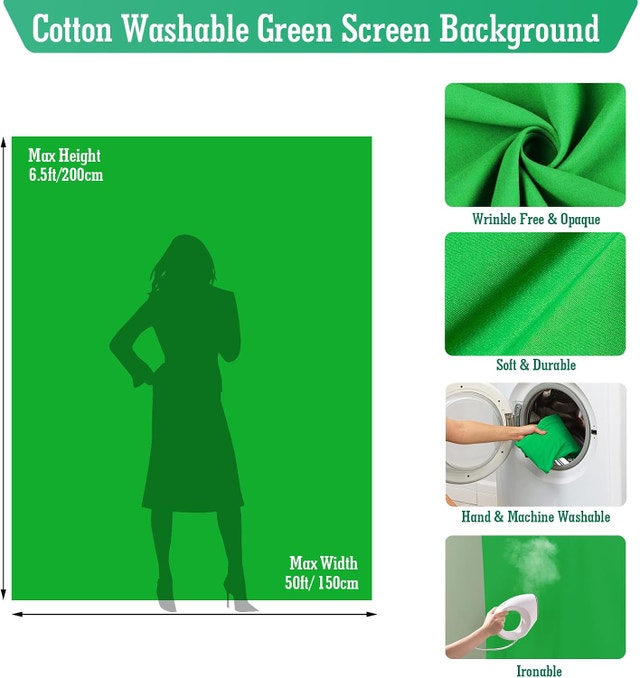 NEW Xamanabu T-Stand Kit 5x6.5ft w Green Screen Backdrop - photo 3