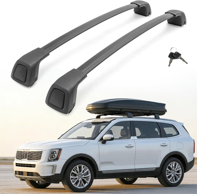 2019-26 Kia Telluride Lockable Roof Rack Cross Bars