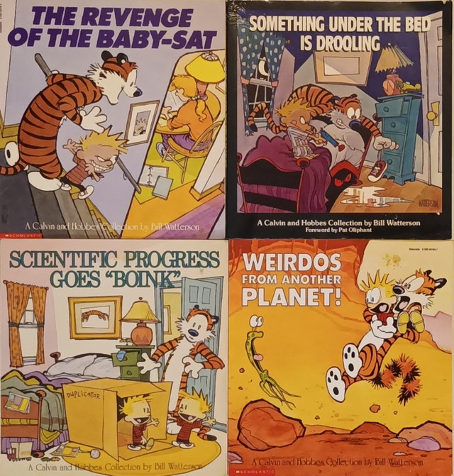 Vintage Calvin and Hobbes Treasury Comic Books