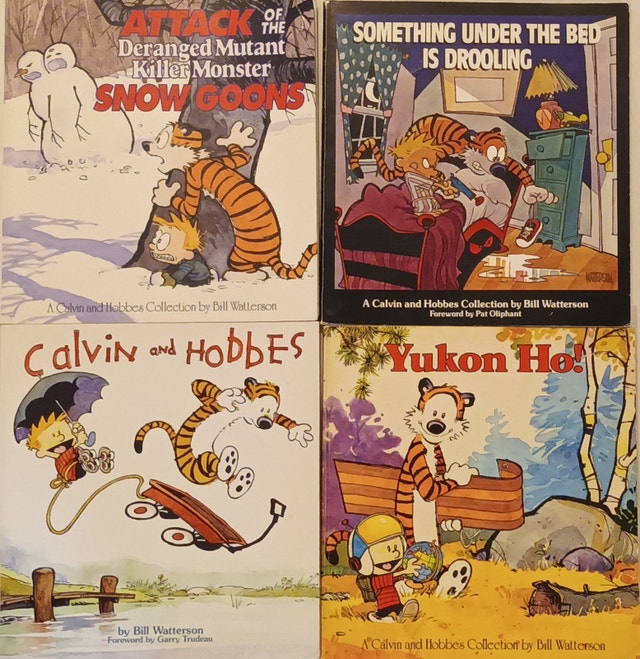 Vintage Calvin and Hobbes Treasury Comic Books - photo 3