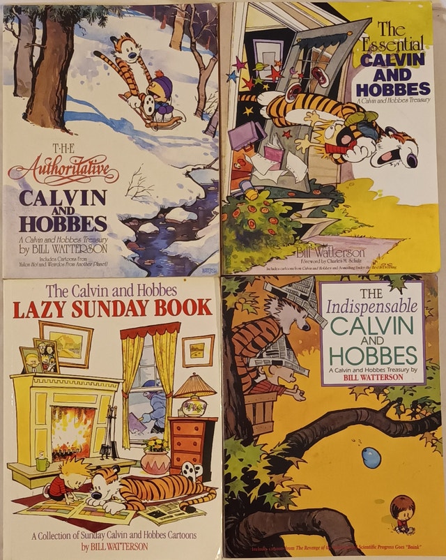 Vintage Calvin and Hobbes Treasury Comic Books - photo 4