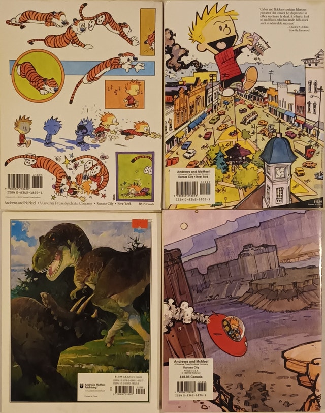 Vintage Calvin and Hobbes Treasury Comic Books - photo 5