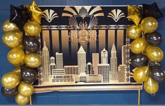 2 x 7x5ft The Great Gatsby & Happy Birthday Photography Backdrop - photo 5