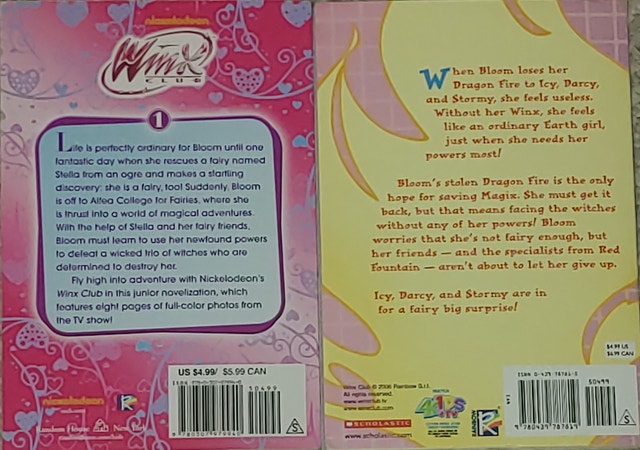 Winx Club Welcome to Alfea, Fire & Ice Books with Toy Figure - photo 3
