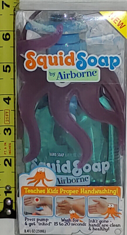Squid Liquid Soap by Airborn NEW in Box