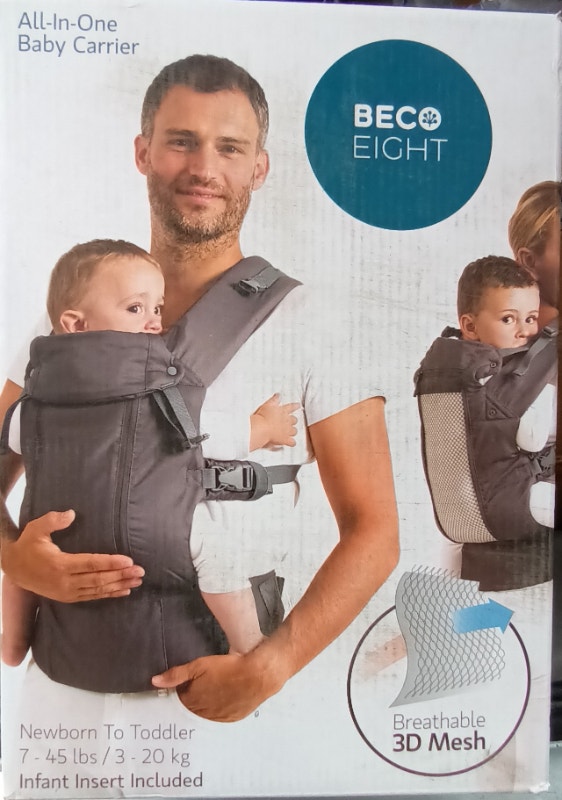 NEW Beco Gemini Baby Carrier - Cool Mesh Black