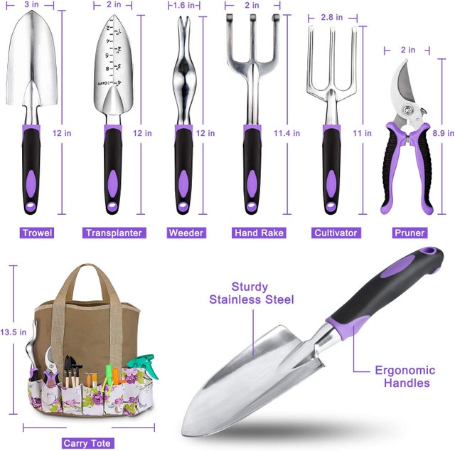 NEW Garden Tools Set 83 Piece, Succulent Included, Heavy Duty - photo 2