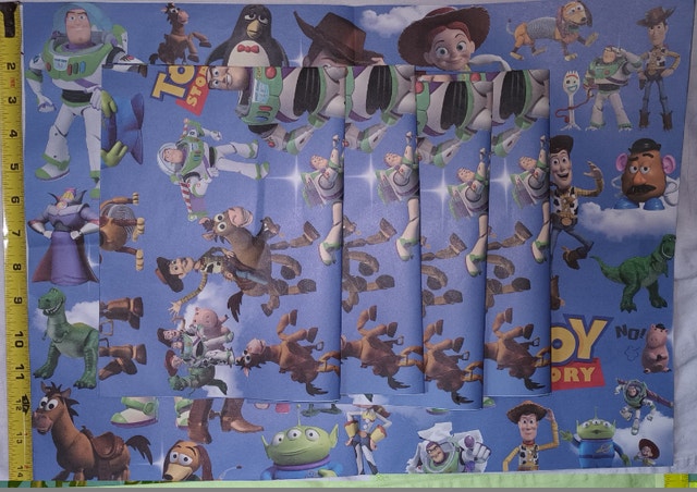 Mr. Potato Head and 5 Pieces of Toy Story Wrapping Paper - photo 3