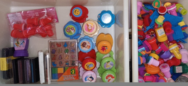 Large Variety of Kids Stamps & Ink Pads - Princesses, Fairies ++ - photo 2