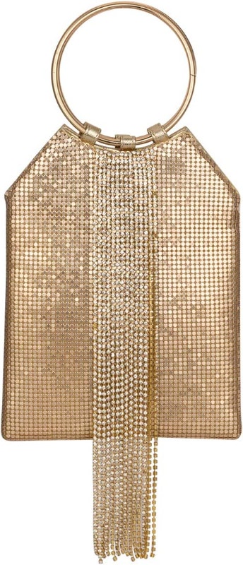 NEW Bracelet Ring Handle Cocktail Party Wedding Clutch Crystals - photo 3