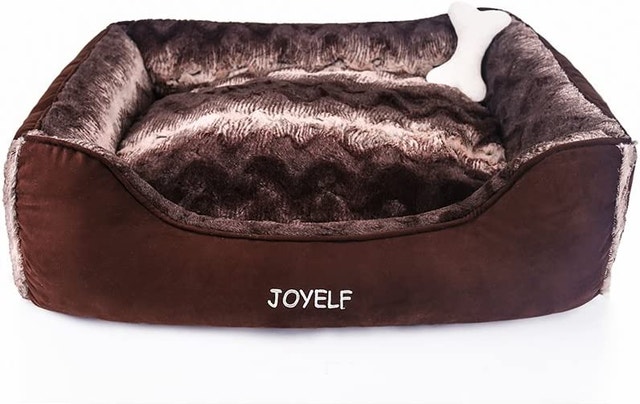 NEW JOYELF Medium Dog Bed with Washable Cover