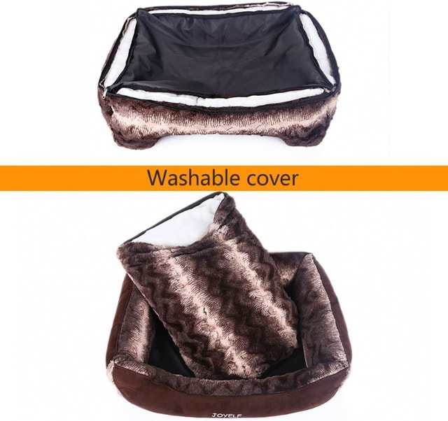 NEW JOYELF Medium Dog Bed with Washable Cover - photo 3