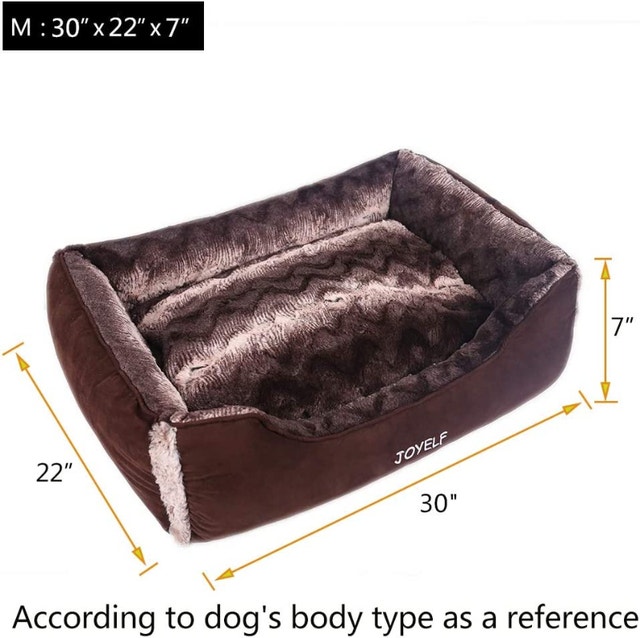 NEW JOYELF Medium Dog Bed with Washable Cover - photo 4
