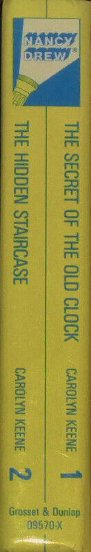 Vintage Nancy Drew Plastic Yellow Flashlight Hard Cover Books - photo 3