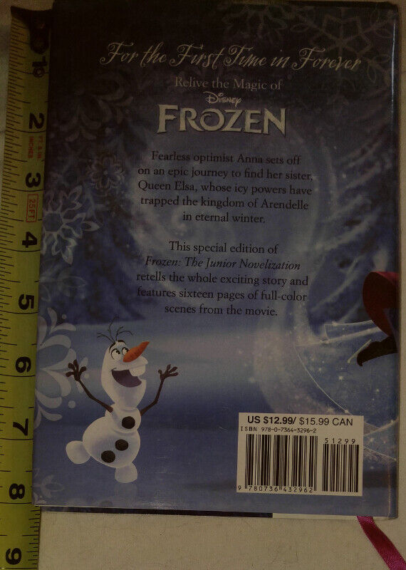 Disney Frozen Special Edition Junior Novel Book with Book Mark - photo 3