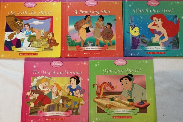 Qty 6 x 5 Disney Princess Collection Life Lessons Book Series - photo 3