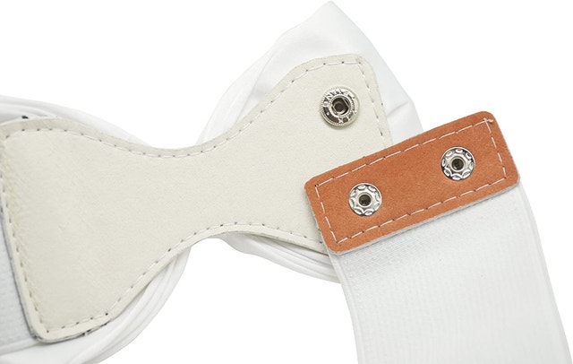 NEW White Meta-U Women Flower Elastic Wide Waist Belt - photo 5