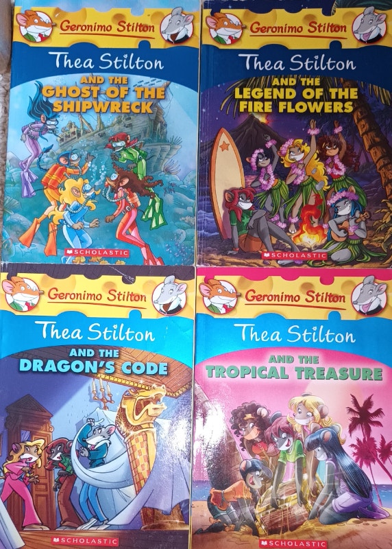 3 Sets of 4 Thea Stilton Books Sets