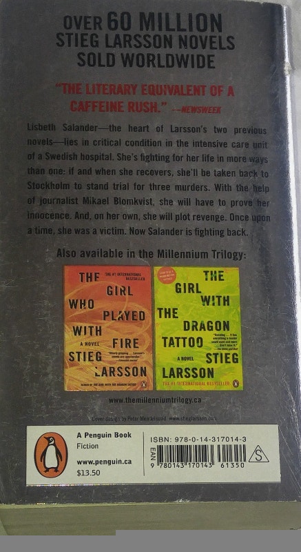 Stieg Larsson 3 Book Set-Millennium Trilogy - photo 3