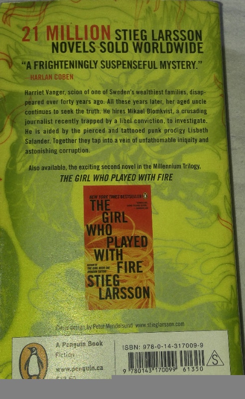 Stieg Larsson 3 Book Set-Millennium Trilogy - photo 5