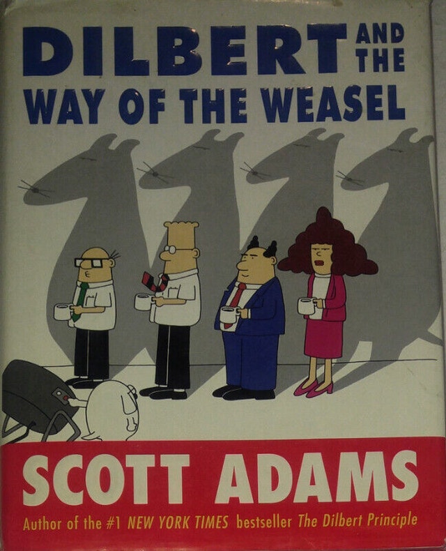 3 Dilbert Hard Cover Books with Slip Cover: Way Weasel, Joy Work - photo 4