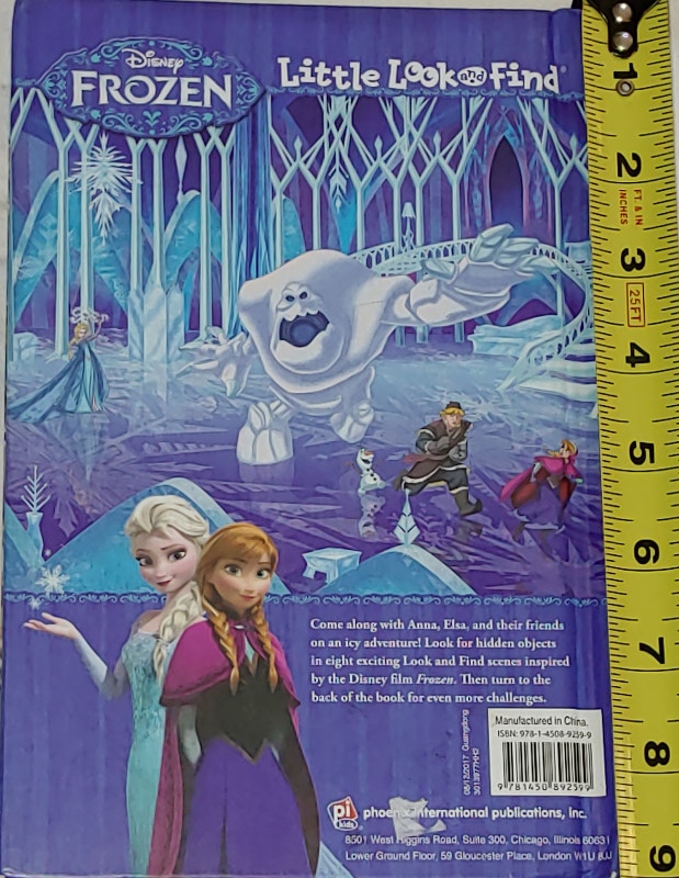 Disney's Frozen Little Look and Find Hard Cover Book - photo 2
