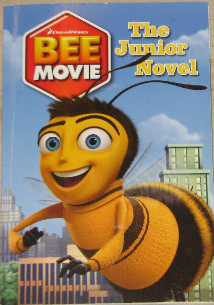 Bee Movie Book & 3 Toys Including Pez Dispenser & Candy