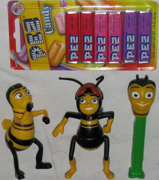 Bee Movie Book & 3 Toys Including Pez Dispenser & Candy - photo 2