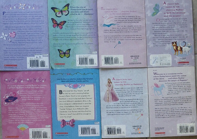 Qty 8 x Scholastic Barbie Junior Novelization Books - photo 2