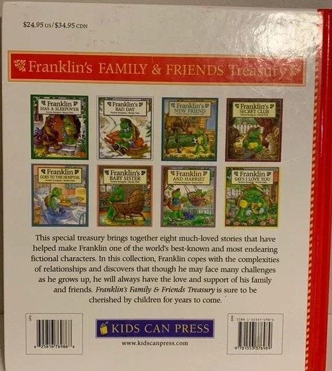 Franklin's Family and Friends 8in1 Treasury Hardcover Book - photo 3