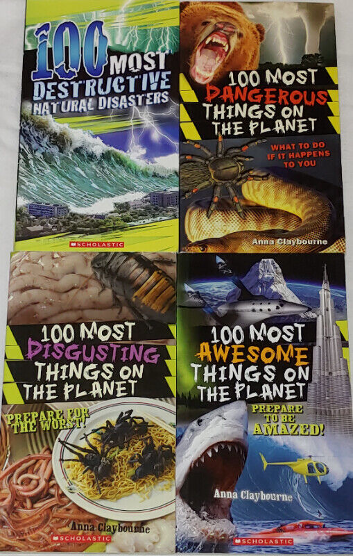 100 Most Awesome/Dangerous/Disgusting/Destructive Things Books