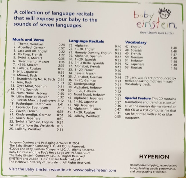 Baby Einstein Mozart & Monet DVD, Language Nursery CD - photo 4