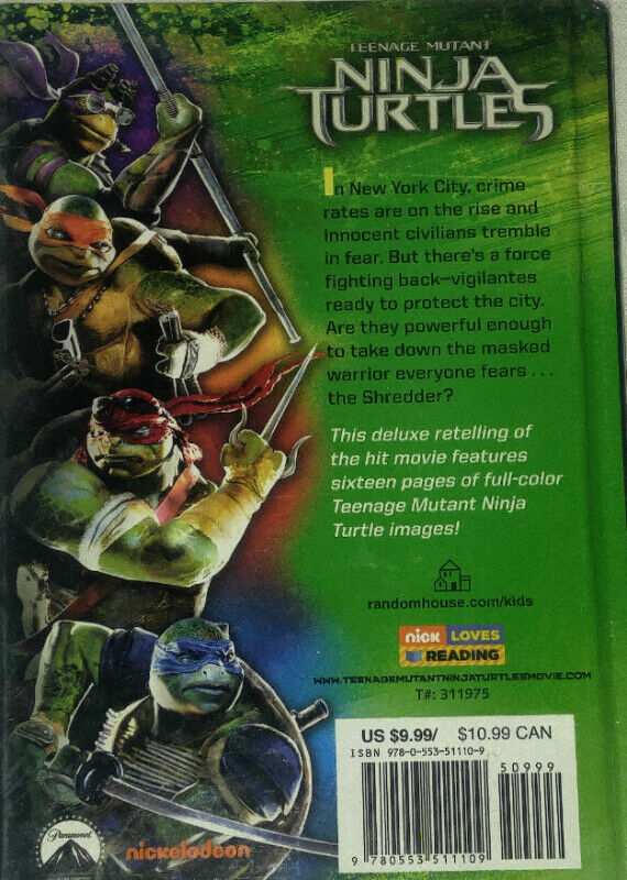 Teenage Mutant Ninja Turtle's Special Edition Movie Novelization - photo 2