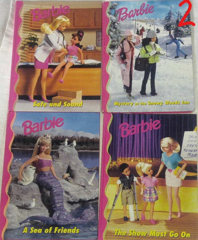Qty 8 x 4 Vintage Barbie Doll Hard Cover Books - photo 2